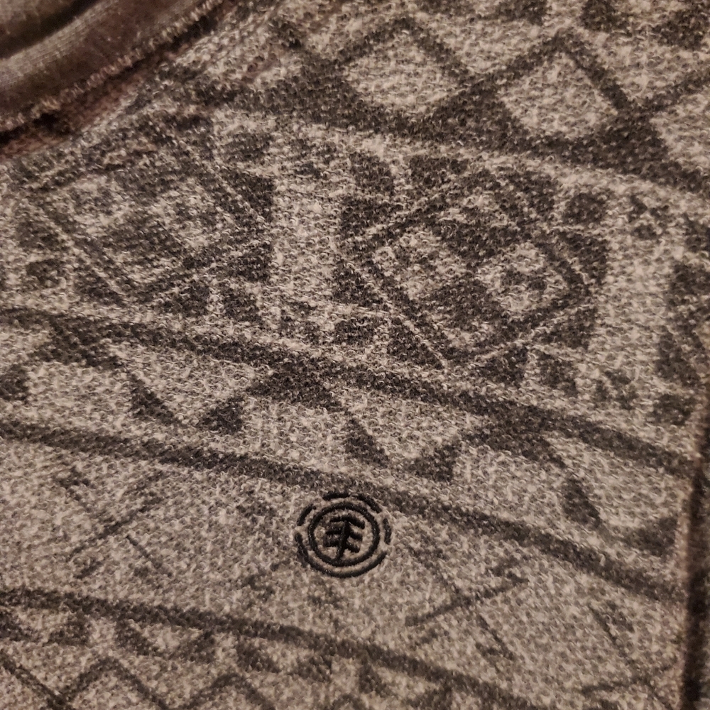 Element Gray Patterned Men's Sweater - image 2